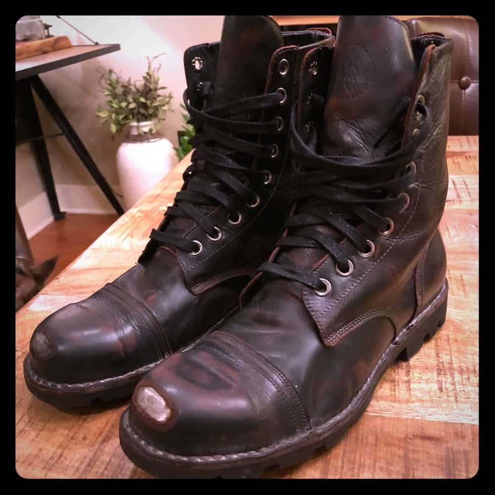 Diesel Men’s Steel Boots Size 11 Biker